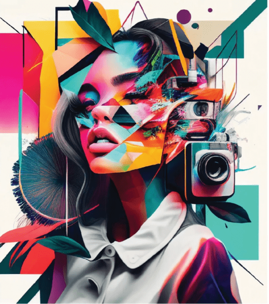 Ai generated photo of facial recognition